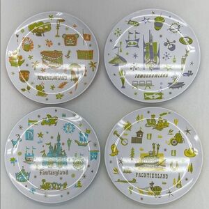 Disney Parks Authentic Original Plates Melamine Children’s 8” Lunch Snack